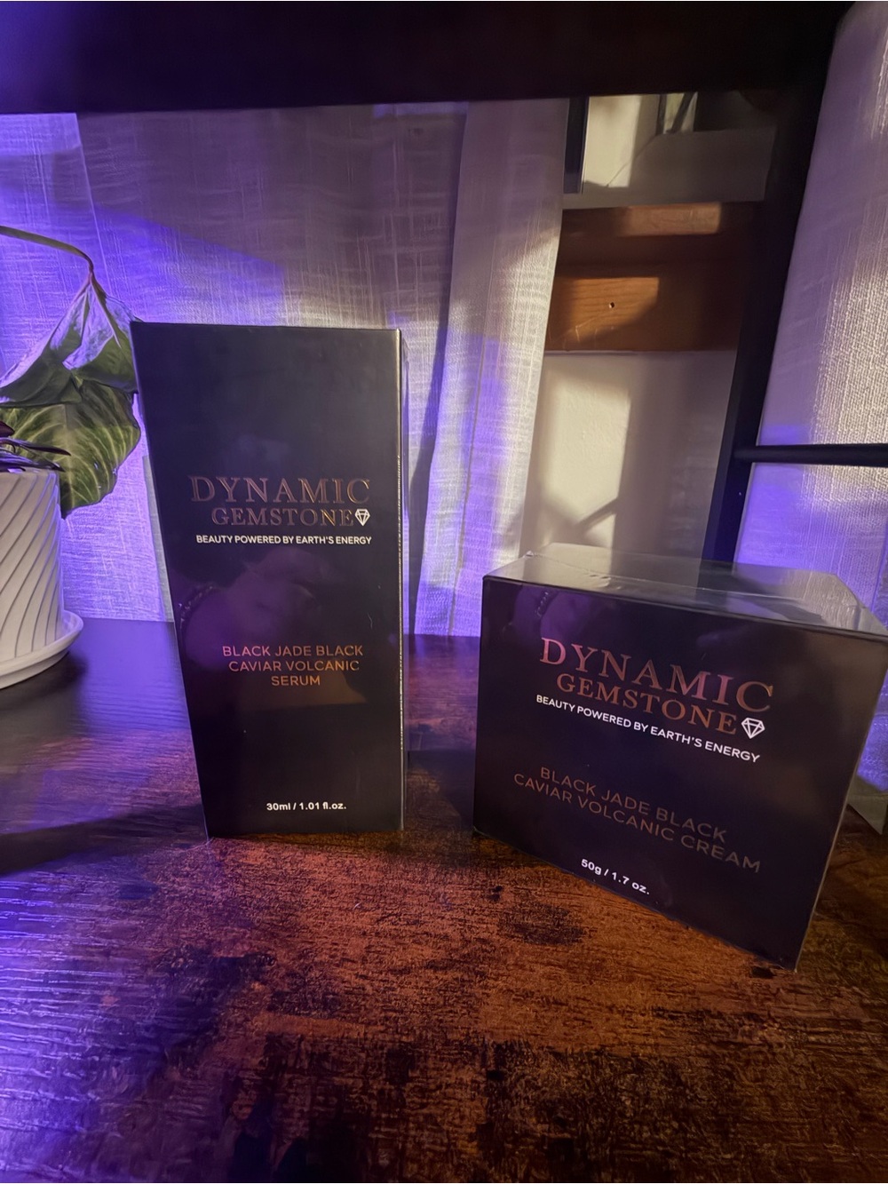 Black Jade Black Caviar Volcanic Serum & Cream
